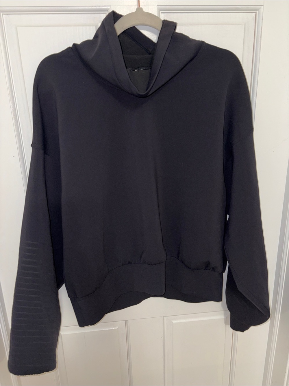 Lululemon Black Relaxed Funnel Neck Pullover